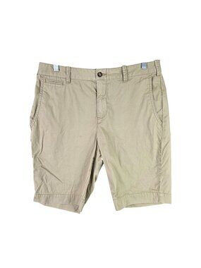 Womens Polo Ralph Lauren Khaki Beige Cotton Chino Shorts Classic Fit Size 6